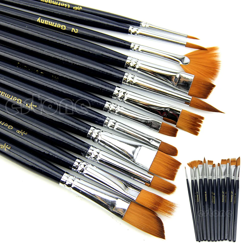 Кисть для акварельных красок миниатюрная ручка рисования акварелью акрилом