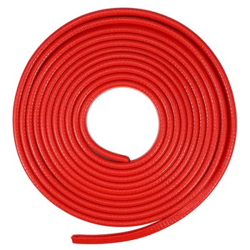 

10M Car Door Edge Guard Scratch Strip with Ring Protector Anti Collision Rubber Sealing Trim Side Decorative Seal