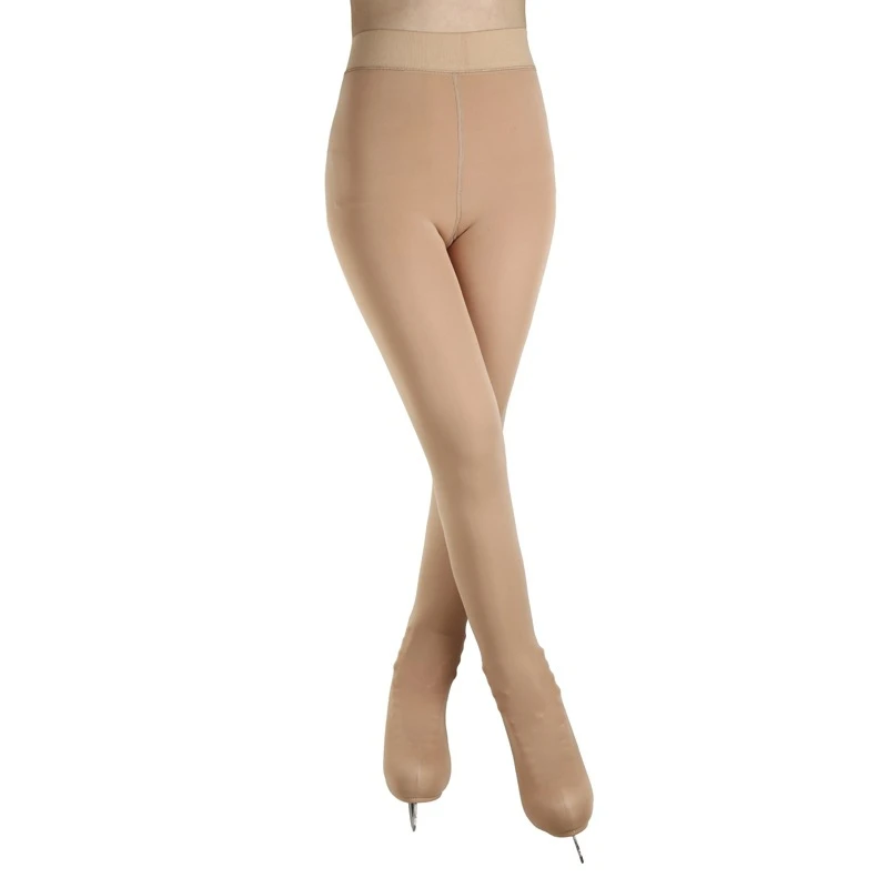Kids Figure Skating Pants Ice Skating Clothes Socks Ski Sock Professional Shoe-covered Sock Gymnastics Socks plush Thick figure skating tights,figure skating pants