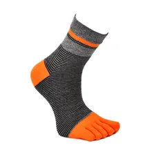 3 пары, носки с 5 пальцами, дышащие мужские хлопковые и резиновые носки для бега, футбольные носки для мужчин, женщин, велосипедные носки