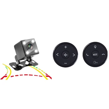 

1 Set Car Rear View Backup Camera Tracks Rear View Camera & 1 Set Car Steering Wheel Remote Control Controller