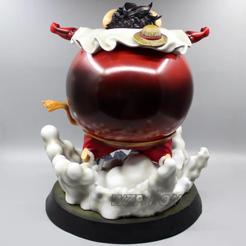29 см цельный прекрасный жир Обезьяна D Luffy gear 4 боевой формы статуя ПВХ фигурка украшения модель игрушки