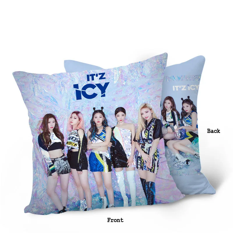 40*40 см ITZY альбом IT'z ICY двухсторонняя мягкая подушка для стула LIA ChaerYeong Ryujin Yuna LJJ220
