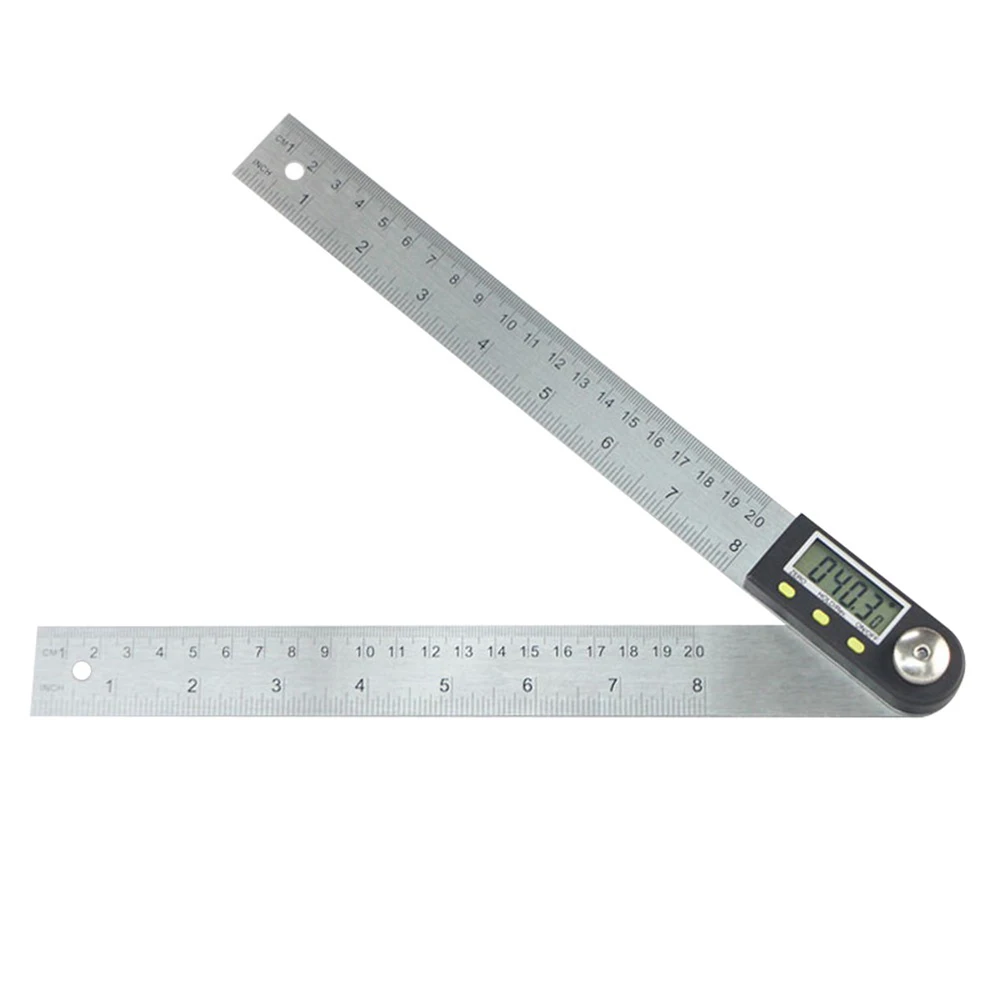 

Stainless Steel Electronic Ruler Scale Angle Calipers Digital Display Protractor Inclinometer Goniometer Level Measuring Tool