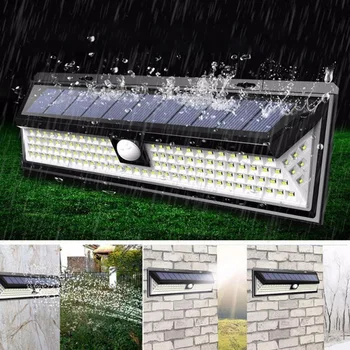 

180 LED COB 3 Modes Solar Lamp Outdoor PIR Motion Sensor Solar Wall Light Waterproof Emergency Garden Yard Lamps