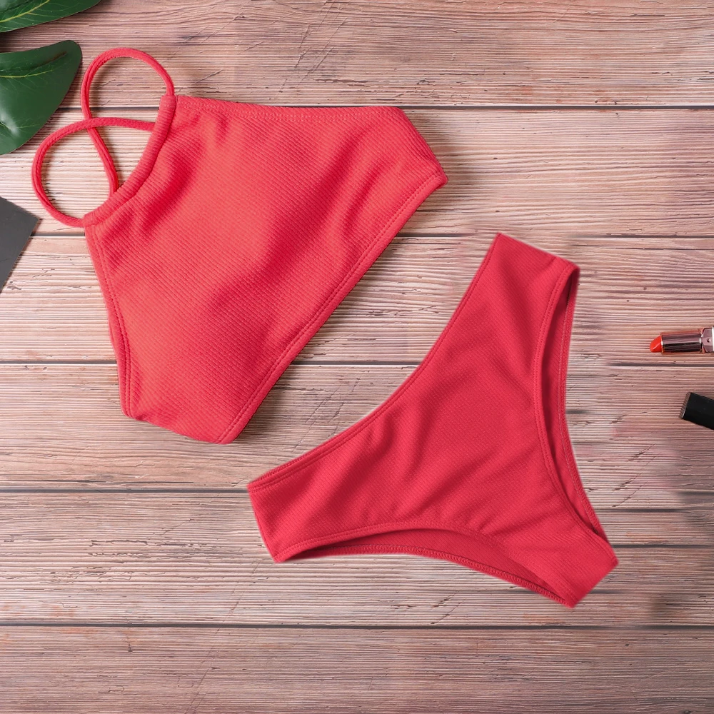 Swimwear Bikini Biquini Bathing-Suit Beachwear Thong Push-Up Sexy Women