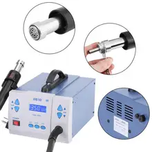 Паяльная станция 1000 Вт, паяльная станция, цифровая паяльная фена, паяльная станция 220 В, штепсельная вилка европейского стандарта