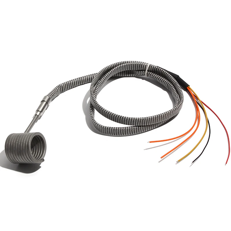 

17mm Electric Hot Runner Spiral Coil Nozzle Band Heaters with K Thermocouple 3x3mm 4.2x2.2mm 3.5x3.5mm 3.3x3.3mm Cross-section