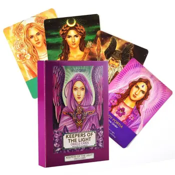 

44pcs Cards Tarot Deck Keepers of the Light Oracle Playing Cards Family Party Board Game