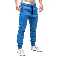 Мужские спортивные штаны размера плюс, повседневные эластичные спортивные однотонные мешковатые брюки с карманами, Мужские штаны для бега на открытом воздухе