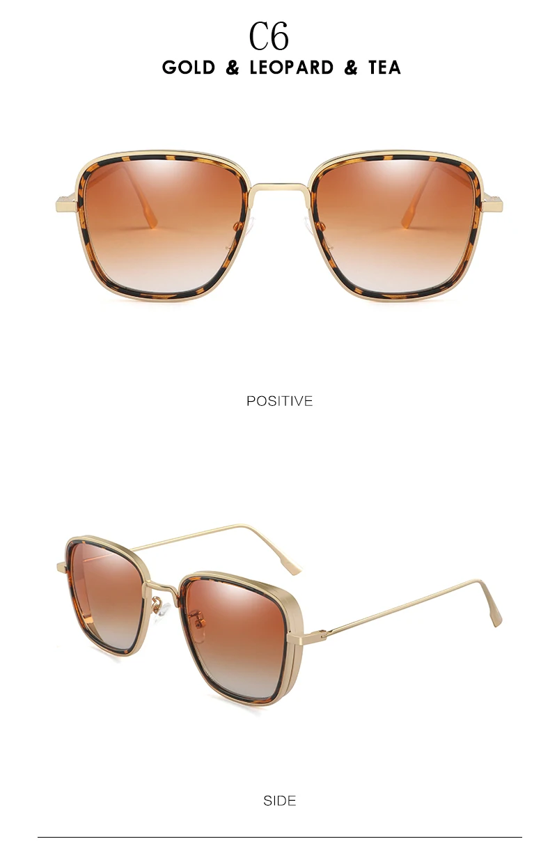 Квадратные брендовые солнцезащитные очки для мужчин и женщин, брендовые солнцезащитные очки в стиле стимпанк для вождения, Gafas De Sol Feminino Lunette Soleil Masculino