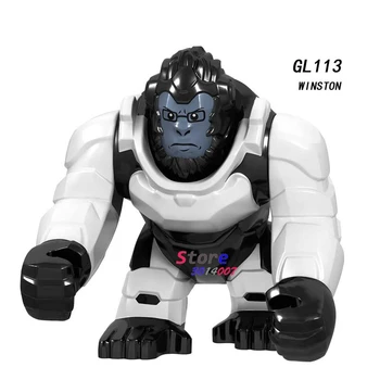 

Single Marvel Avengers Endgame Big size WINSTON Spiderman Spider man Hulk IronMan Black Panther building blocks Kid Toys