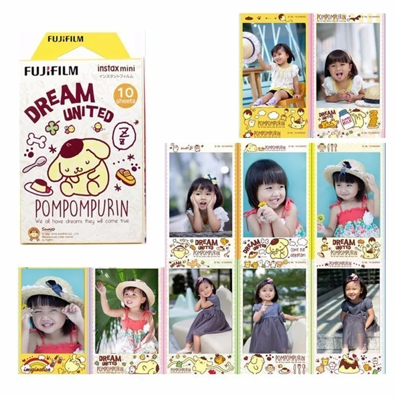 Fujifilm Fuji Instax Mini 9 8 полоса пленка 10 листов для 70 50s 7s 90 25 поделиться мгновенной камеры Радуга Макарон комикс