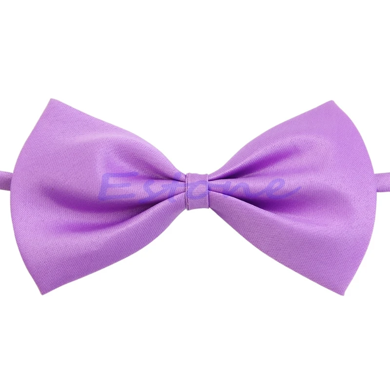 

Lot Children Girls Boys Toddlers Bowtie Pre Tied Wedding Bow Tie Plain Necktie