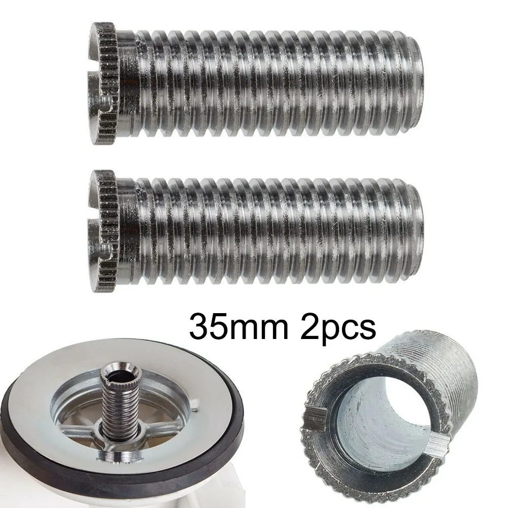 1/2/5 Pcs Kitchen Sink Strainer Screws 35mm 45mm Kitchen Sink Basket Strainer Waste Threaded Screw Connector