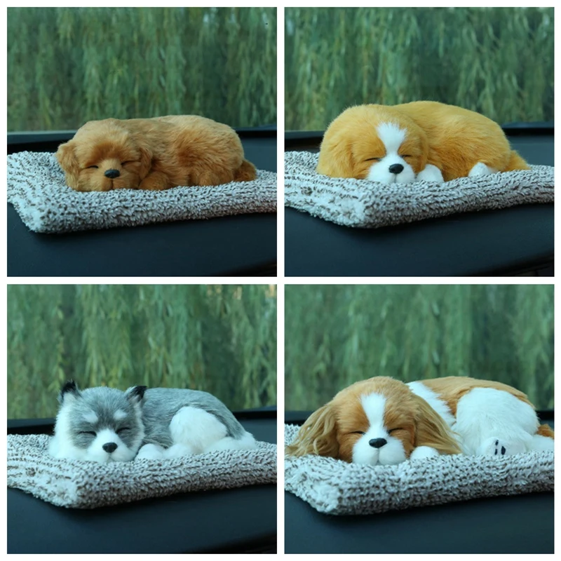 

Lcyonger Car Deodorizer Air Freshener Cute Plush Dog Charcoal Bamboo Bag Purifier Cartoon Dog Decor For Home Auto Car Styling