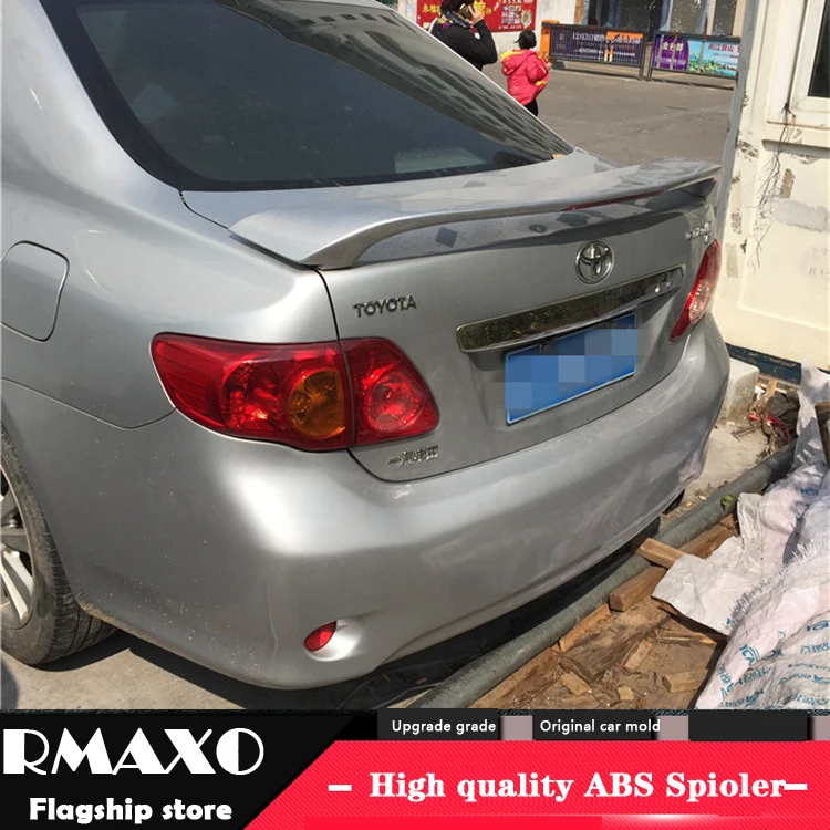 Спойлер для TOYOTA Corolla 2006-2012 высококачественный спойлер из АБС-пластика заднего