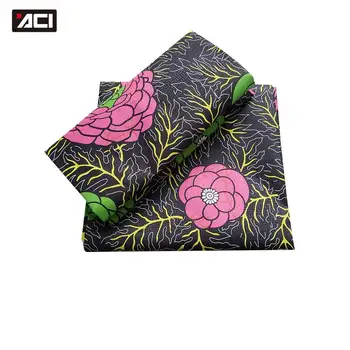 

African Nigerian Prints Batik Fabric Real Wax Patchwork Sewing Dress Craft Cloth Polyester Cheap Price High Quality Ankara Tissu