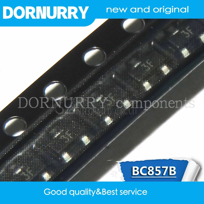 

5pcs BC857B SOT23 BC857 SOT SMD SOT-23 SOT23-3 3F transistor DORNURRY