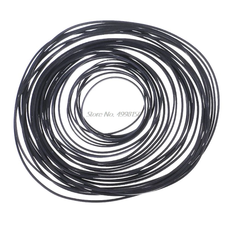 Cassette Tape Belts 30Pcs Mix Assorted Common Pro for Recorders CD-ROM Video Machines Walkman DVD Drive