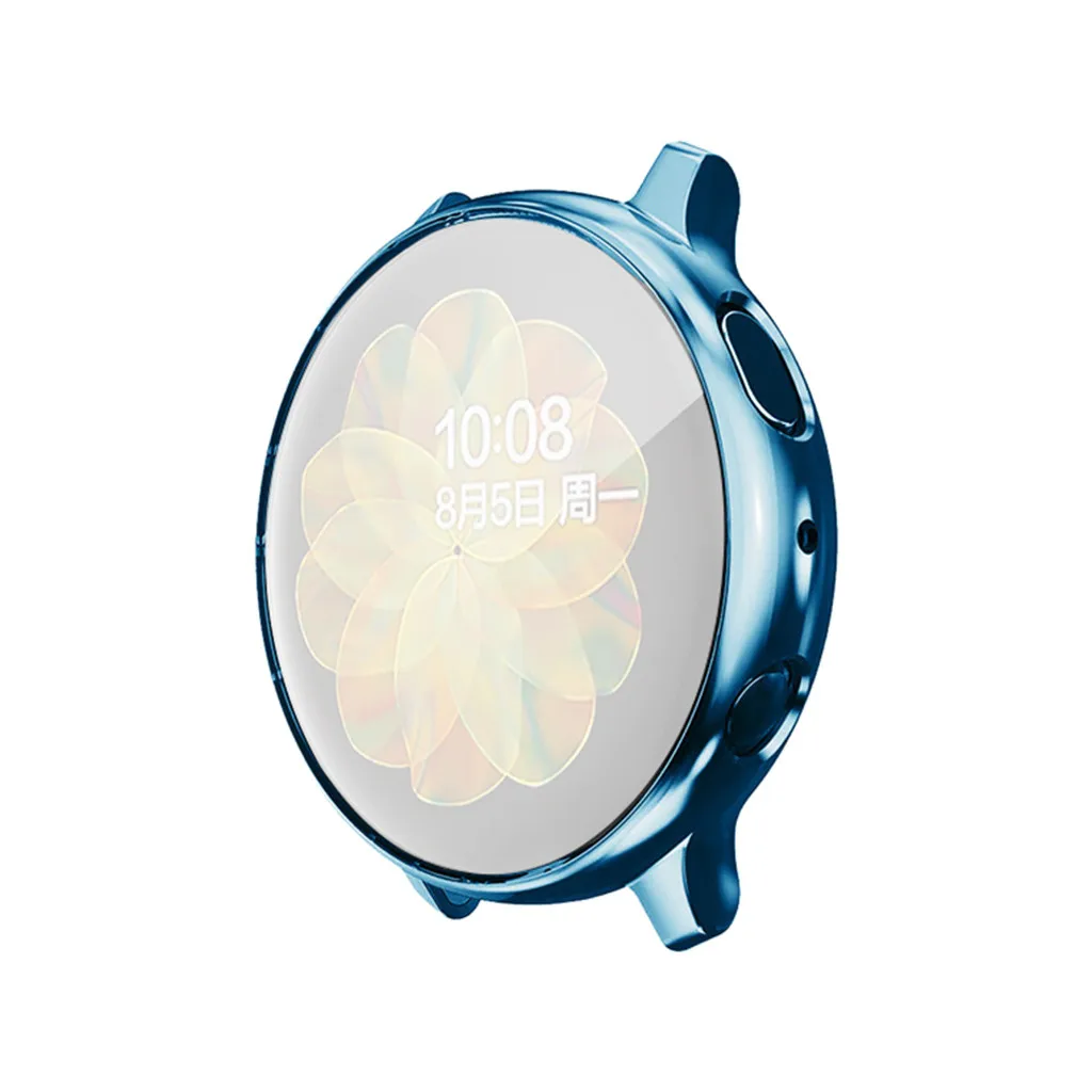35# защитный чехол для samsung Galaxy Watch Active 2 40 мм 44 мм бампер HD полное покрытие Защитная крышка Coque чехол для Active2
