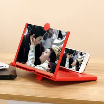 

Portable Folding HD 3D Mobile Phone Screen Amplifier Mobile Phone Magnifying Accessories Desktop Holder Stand for Huawei/Apple