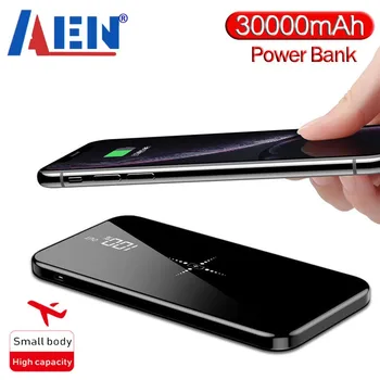 ホットxiaomi mi iphone poverbankパワーバンク 30000mahのポータブル充電器外部バッテリーパック急速充電電源銀行電話