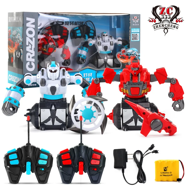 

Wireless Smart Remote Control Rotating Battle Robot CHILDREN'S Toy Parent And Child Interactive Gift Box Birthday Gift