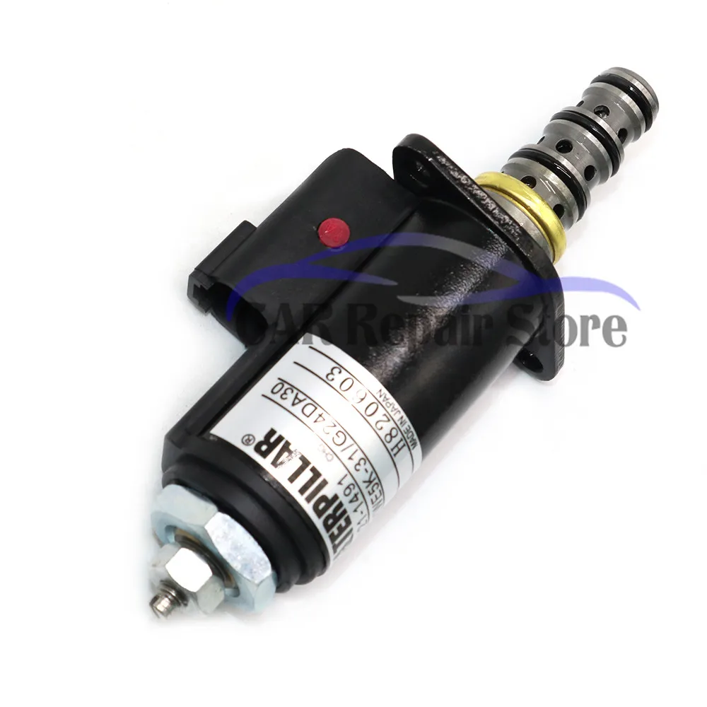 121-1491 New Solenoid Valve For Caterpillar E320B/C/D 315C 325C Excavator Rotary Solenoid Valve 1211491 KWE5K-31 G24DA30 CAT