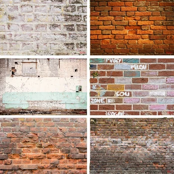 

Nitree Vinyl Retro Brick Wall Printing Photo Studio Photography Food Background Baby Shower Backdrop Camera Newborn Children