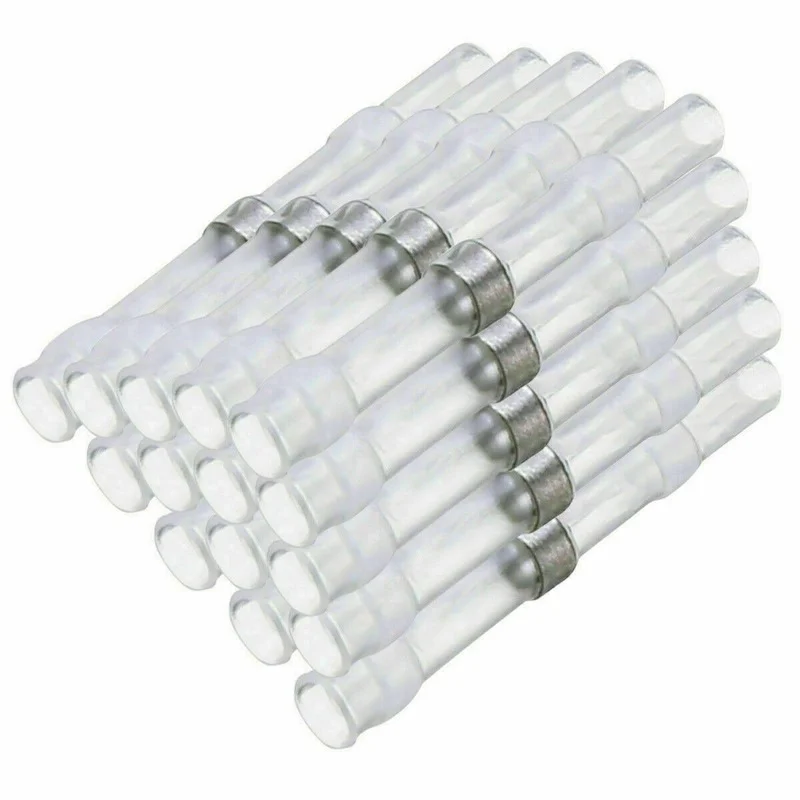 Manga Tubo, Fio Elétrico Isolado Butt Connectors Kit, 400Pcs