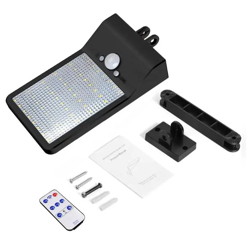 48 LED Remote Control Solar Light PIR Motion Sensor Solar Street Light IP65 Outdoor Waterproof Garden Solar Powered Lamp
