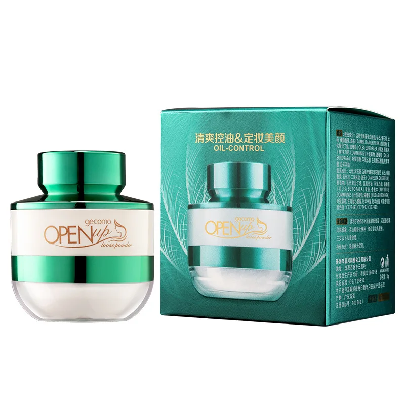 

GECOMO Loose Powder Setting Powder Breathable Oil Control Concealment Bright & Matte 211003