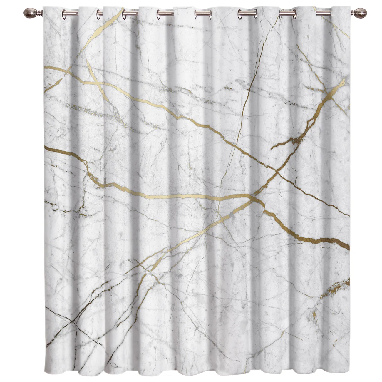 Gold Flash Marble Trend Window Treatments Curtains Valance Dark Curtain Rod Living Room Kitchen Home Decor | Дом и сад