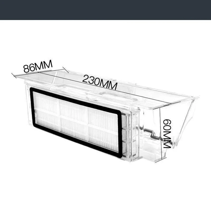 6 шт. Запчасти для пылесоса, коробка для сбора пыли, сменные фильтры HEPA для Xiaomi Mi, робот-робот
