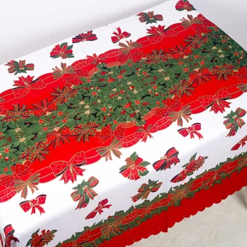 

Xmas Dinning Tablecloth Dust-proof Thanksgiving Table Cover Home Party Decor