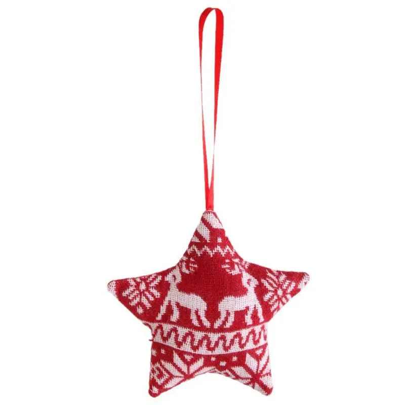 Set of 3pcs Suspension Decoration Suspended for Christmas tree- Red