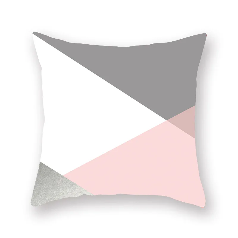 

Lanke Simple Geometry Style Pillowcase Home Textile Accessories, Pillow Case For Bedroom Home Office Decorative 45*45cm