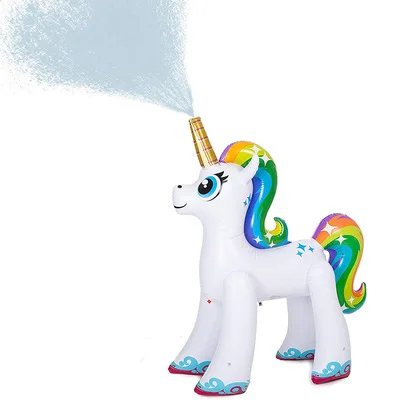 

Hshb Certification PVC Inflatable Water Spouting Unicorn Toy PVC Inflatable Water Spouting Outdoor Toy
