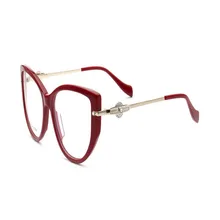 MONGOTEN Ретро Модные женские Роскошные Алмазные прогрессивные Мультифокальные линзы очки для дальнозоркости дальние черные оптические очки