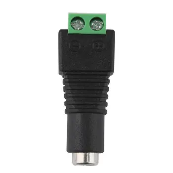 

Hot 1Pcs 2.1 x 5.5mm DC Power Female Plug Jack Adapter Connector Plug for CCTV LED Strip Light Eletronic New
