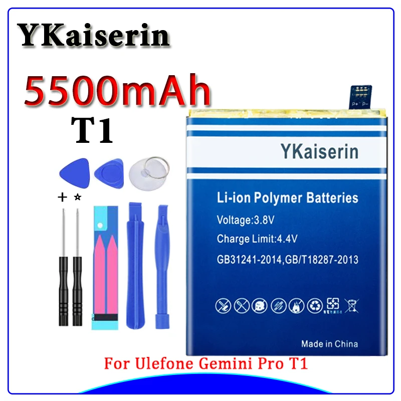 Новинка для Ulefone Gemini Pro& T1 Замена 5500 мАч запасная батарея для Ulefone T1 смартфон+ Бесплатные инструменты