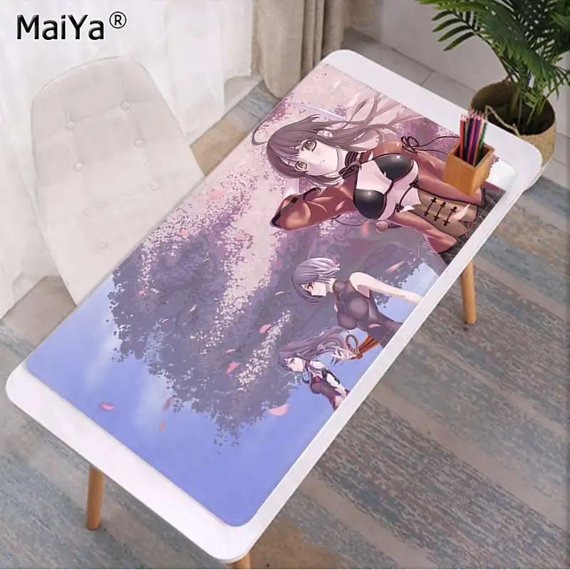 Maiya крутой лопасть и душа аниме индивидуальный игровой коврик для мыши для ноутбука большой коврик для мыши клавиатуры коврик