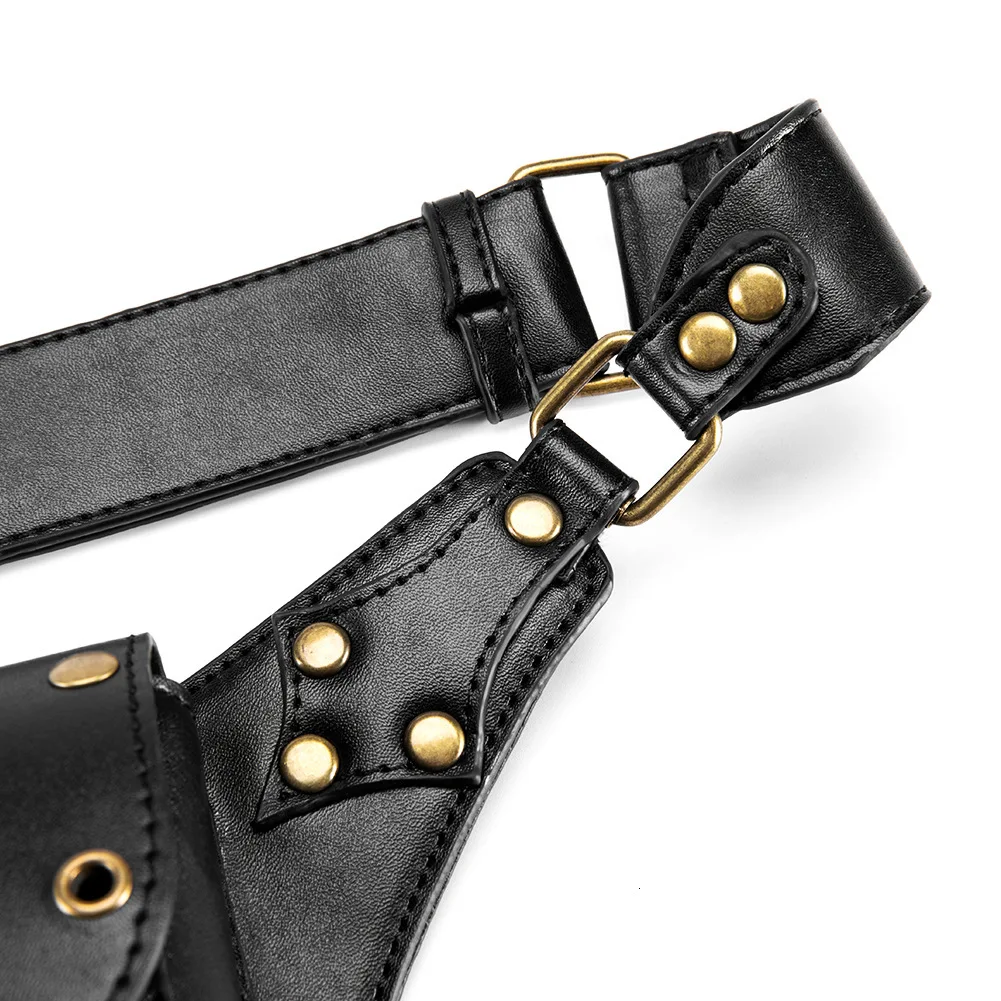 BXX/пара панк Chestpack Ретро сумка через плечо рок для мужчин и женщин Готический Фанни пакеты тактический карманный мотоцикл ноги пакет 19K-a96