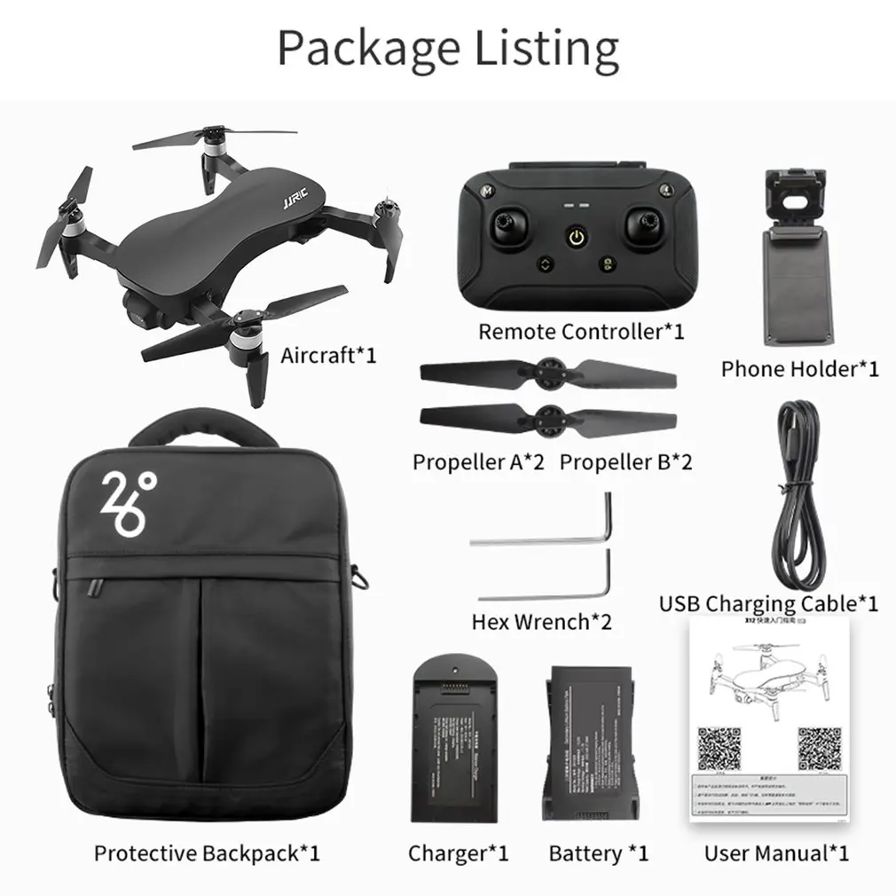 

X12 GPS Drone 5G WiFi FPV Brushless Motor HD 1080P GPS Camera Folding Positioning Mode RC Drone Helicopter