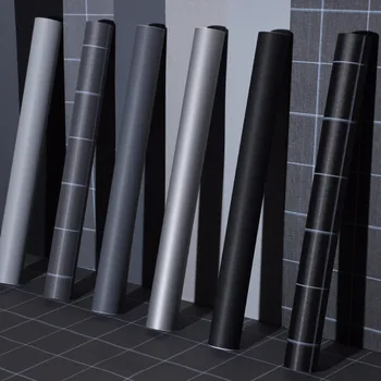 

Solid Matt Kitchen Cupboard Cabinet Self adhesive Wallpaper Roll Vinyl Furniture Wall Stickers PVC DIY Decorative Contact Paper