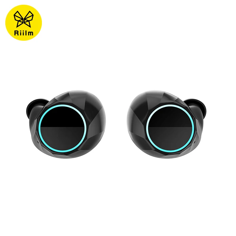 Riilm X100 TWS Bluetooth наушники беспроводные 3D стерео наушники и внешний аккумулятор с микрофоном Громкая связь звонки