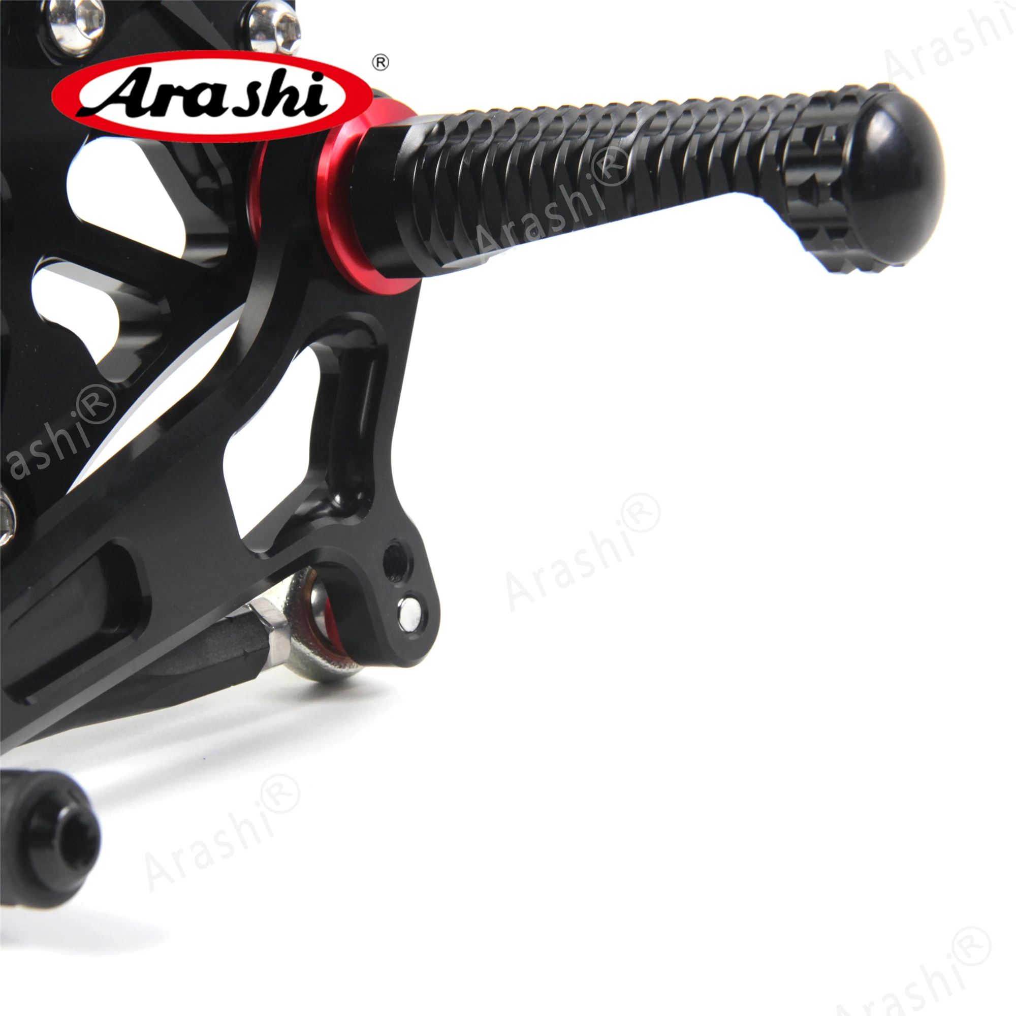 Arashi для KAWASAKI NINJA ZX6R Rearset регулируемая подножка для ног Peg задний Набор ZX-6R ZX636 2009 2010 2011 2012 2013 алюминий