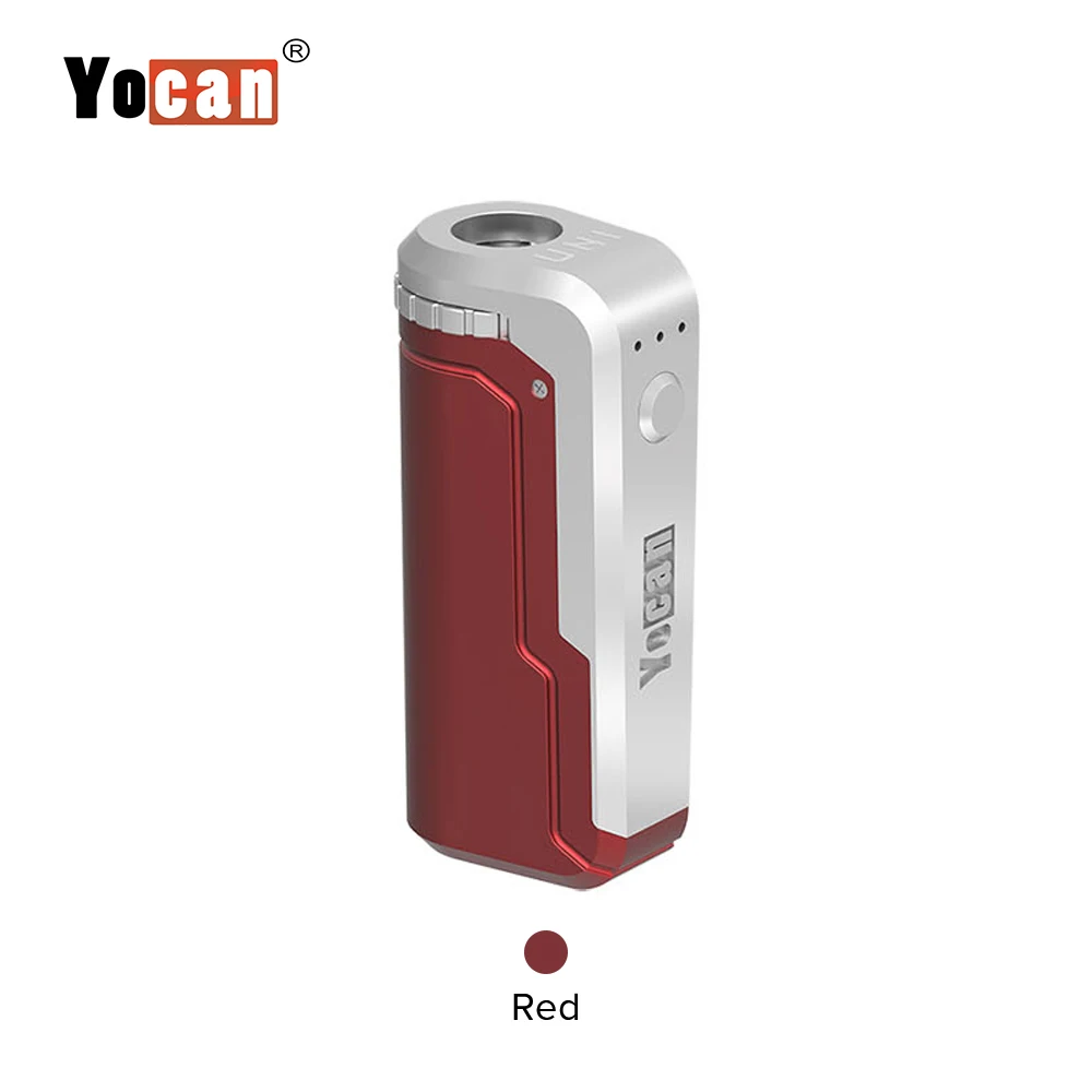 Yocan UNI коробка мод мощный Подогрев батарея переменного напряжения 650 мАч squonk мод коробка для 510 RDA Vape танк электронная сигарета - Цвет: Красный