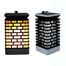 99 светодиодов Солнечная пламенная Лампа Пейзаж Открытый портативный ультра яркий портативный фонари лампы IP55 водонепроницаемый для украшения сада